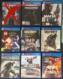 Giochi ps4 Uncharted Call of duty Gta Mafia lego
