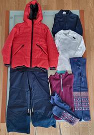 Abbigliamento da sci completo per bambino 6 anni