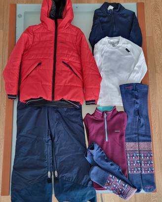 Abbigliamento da sci completo per bambino 6 anni