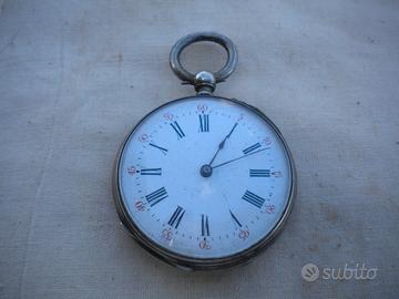 OROLOGIO DA TASCA A CILINDRO FINE '800