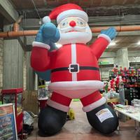 Babbo natale gonfiabile pubblicitario 5 metri