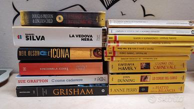 Set libri thriller/gialli