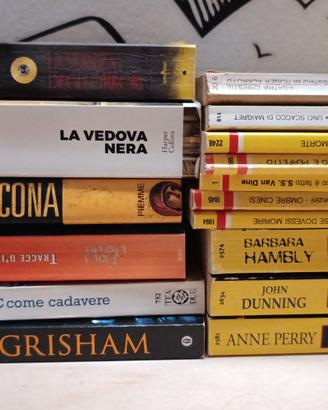 Set libri thriller/gialli