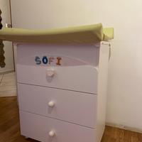 Fasciatoio cassettiera Giordani