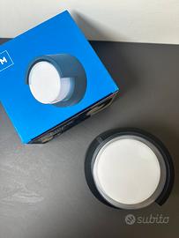 Lampada da parete per esterno nera