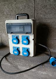 Quadro elettrico e avvolgicavo professionale 