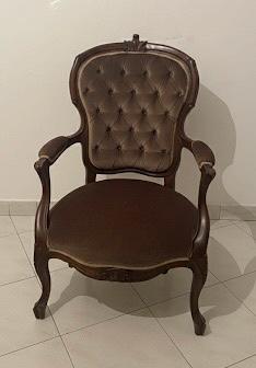 Poltrona Vintage Stile Luigi XV
