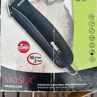 Tosatrice Moser per cani a pelo lungo