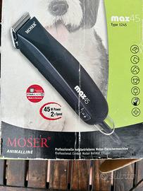 Tosatrice Moser per cani a pelo lungo