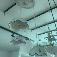 Lampadario a tre luci  a campanella