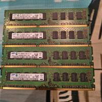 4x 4GB 16GB ECC Unbuffered RAM memoria DDR3 1333 M