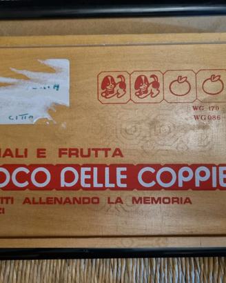 Gioco delle coppie Animali e frutta anni 90