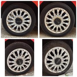 4 cerchi in lega per Fiat 500 - R15" + gomme