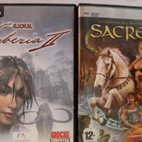 Giochi per pc syberian 2 e sacred