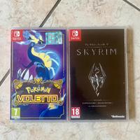 Pokémon Violetto e Skyrim per Nintendo Switch
