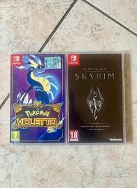 Pokémon Violetto e Skyrim per Nintendo Switch