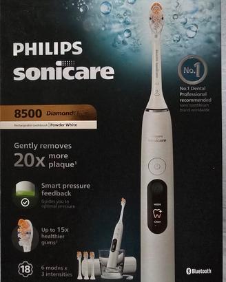 Spazzolino Philips Sonicare 8500 Bianco SIGILLATO