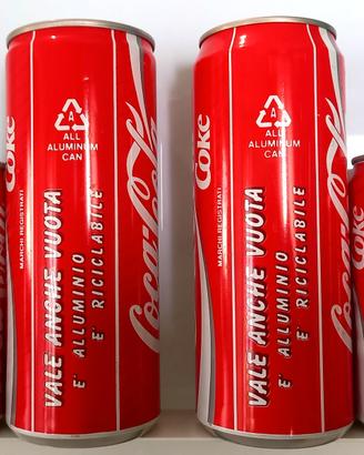 Lattine Coca Cola ALLUMINIO, RICICLABILE (#18)