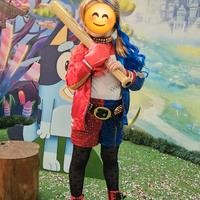 vestito carmevale  veneziano Harley Quiin tg4anni