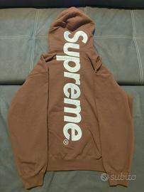 Supreme felpa satin logo FW24 Nuova M