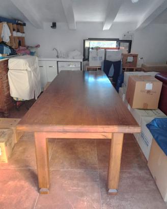 Tavolo in legno Castagno massiccio