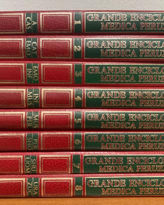 Grande Enciclopedia Medica Peruzzo del 1976 in 8 v