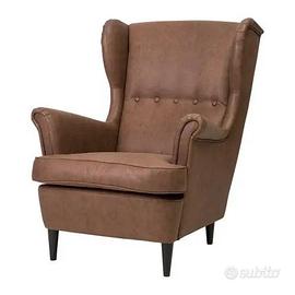 POLTRONA IKEA STRANDMON, jarstad marrone