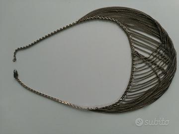 Collanina vintage degli anni 20 in argento 925.