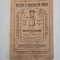 Antico ricettario Lievito Alsaziano-Moench & Figli