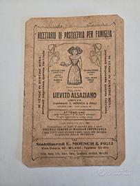Antico ricettario Lievito Alsaziano-Moench & Figli