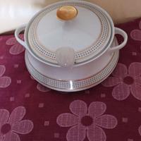 Zuppiera con mestolino vintage Bavaria