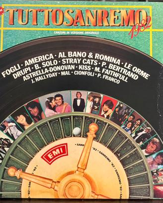 Tutto Sanremo 1982 disco Vinile Nuovo
