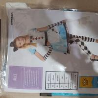 Vestito Carnevale Bimba Alice nuovo 