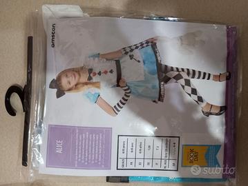 Vestito Carnevale Bimba Alice nuovo 