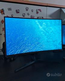 Samsung Monitor Gaming Curvo 27 Pollici 2k 144 Hz