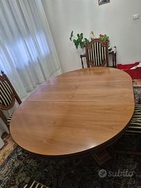 TAVOLO LEGNO CON SEDIE