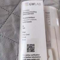 diamante con certificato
