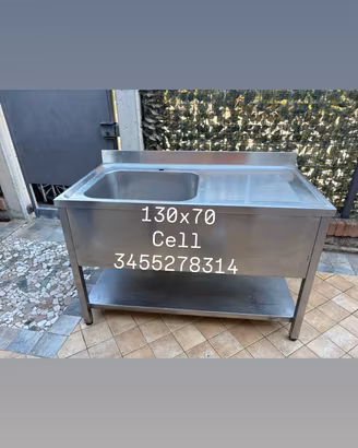 Lavandino acciaio inox