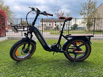 LANKELEISI GOLF-X Bici elettrica pieghevole 1000W