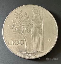 Moneta 100 lire - 1977 - Repubblica Italiana