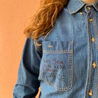 🌵 Camicia Dipinta a Mano – “Florece” ✨