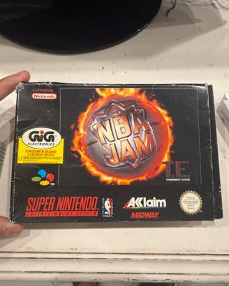 Nba Jam tournament edition per snes super nintnedo