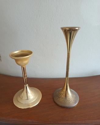 candelabri in ottone 