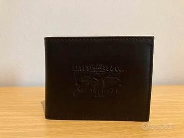 Portafogli uomo LEVI'S-NUOVO Bifold Vintage marron