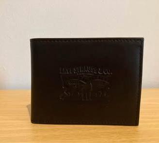 Portafogli uomo LEVI'S-NUOVO Bifold Vintage marron