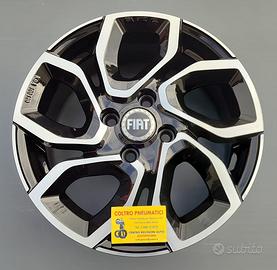 4 Cerchi In Lega NUOVI da 15 Per Fiat Dacia Ecc