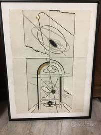 Walter Valentini Acquaforte  retouche foglia oro