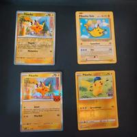3 carte Pokémon Pikachu ITA-eng