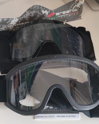 Maschera occhiali protettivi anti scheggia sabbia