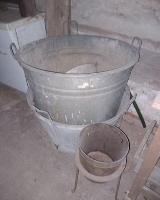 Fioriera tinozza giardino arredo casa vaso vascone